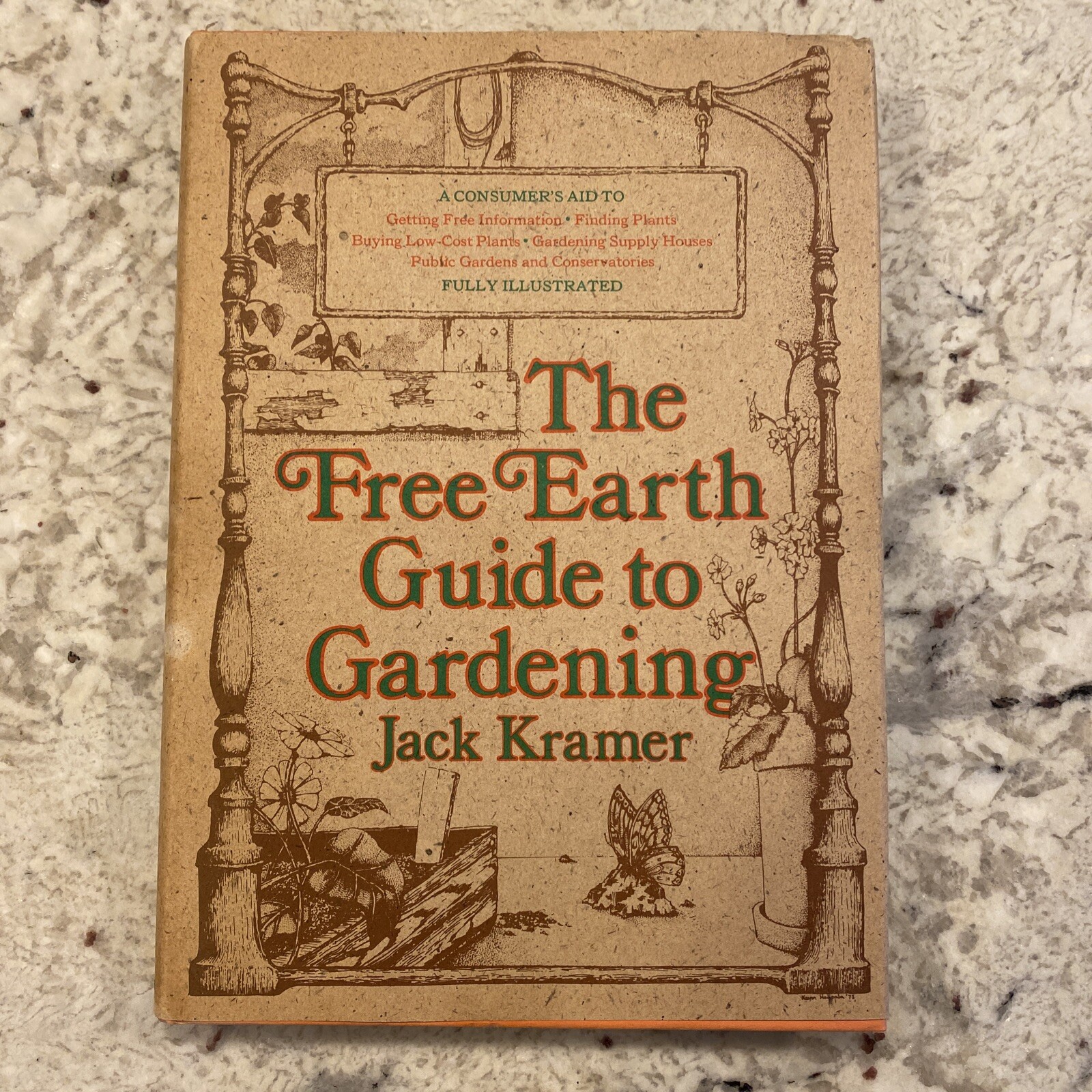 Kramer, Jack*HCDJ*THE FREE EARTH GUIDE TO GARDENING *1st Ed*1st Printing* 1974