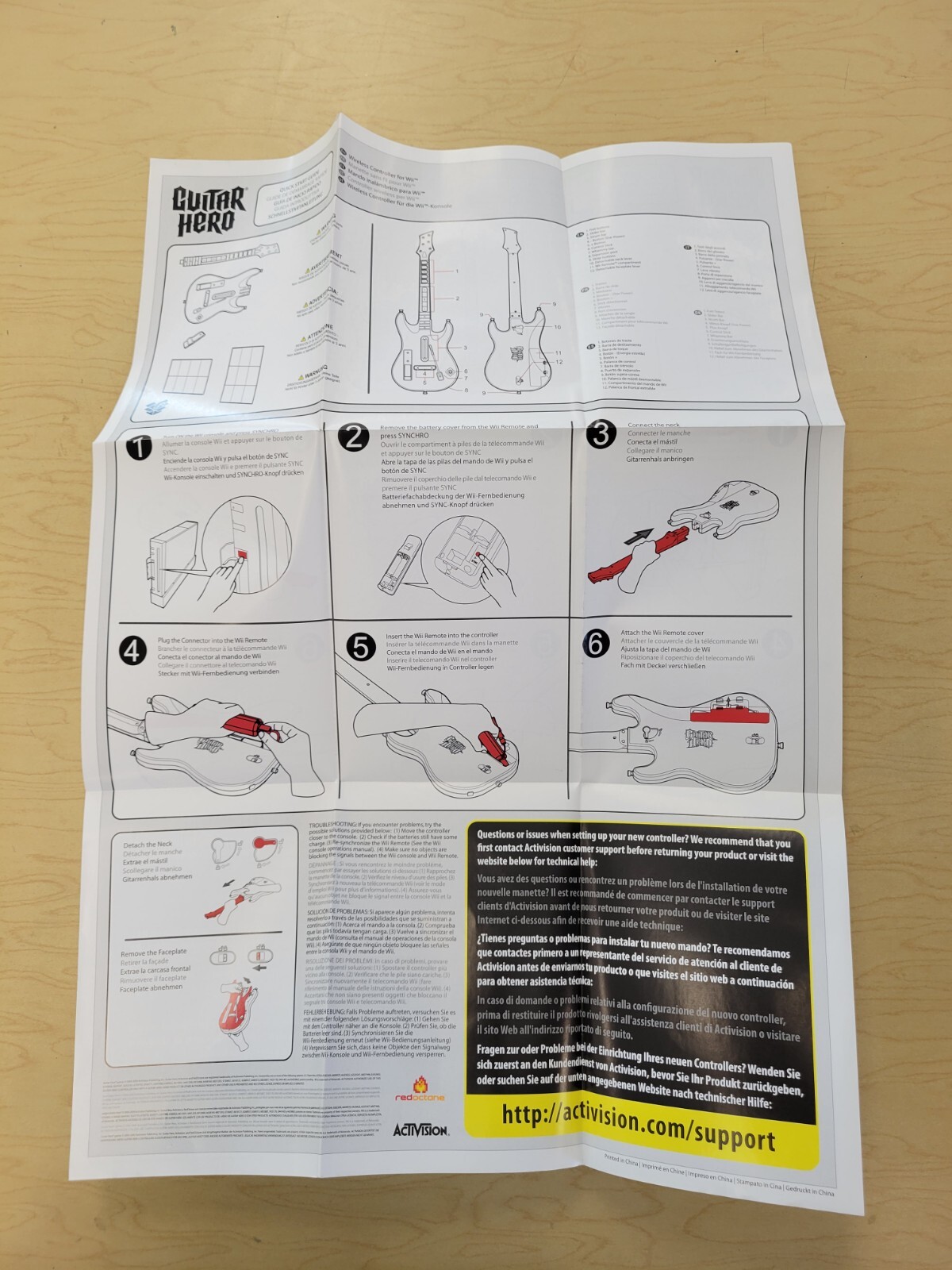 Guitar Hero Quick Start Guide