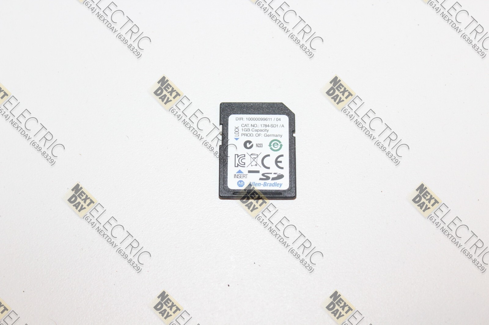 Allen Bradley, 1784-SD1, SD Card Memory PLC 1gb Germany USA