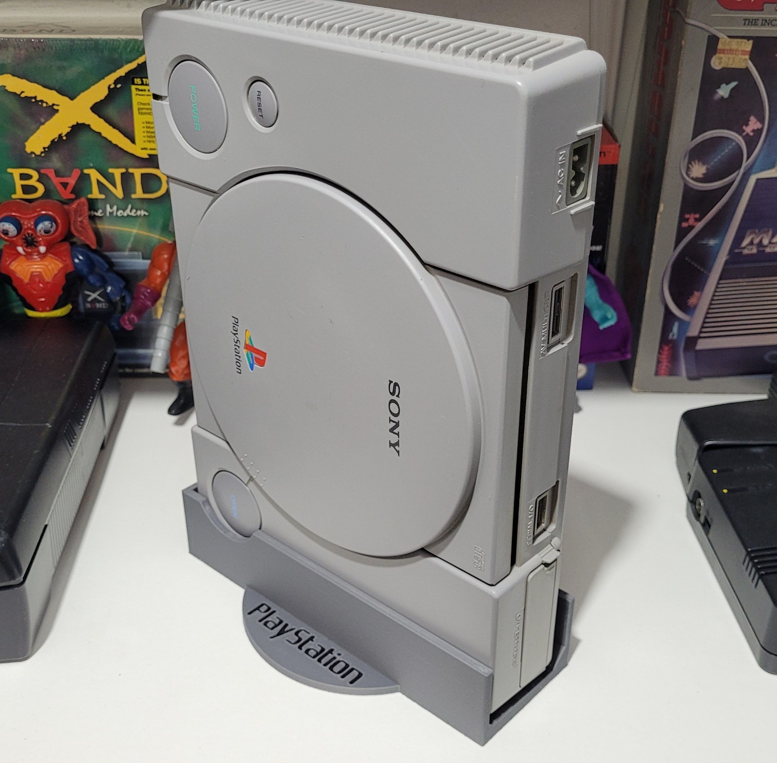 PlayStation 1 Stand - Vertical Stand for PS1 Console