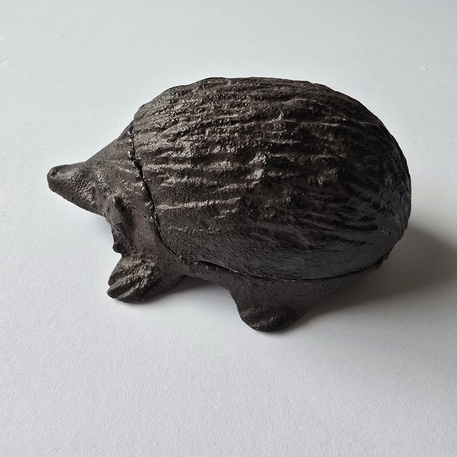 Cast Iron Hide A Key Hedgehog Garden Hider Decor Or Trinket Box