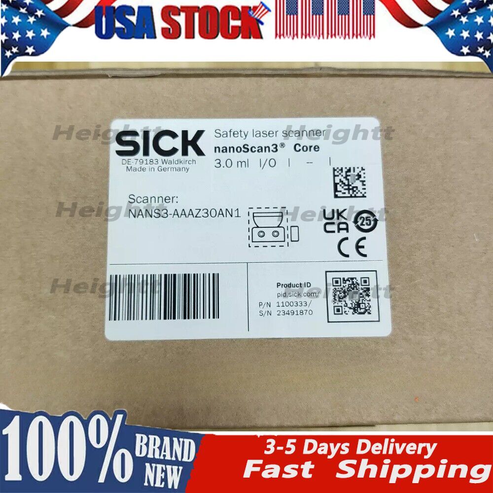 New SICK NANS3AAAZ30AN1 NANS3-AAAZ30AN1 1100333 Safety Laser Scanner