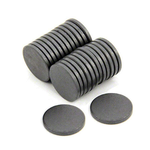 100X Ferrite Disc Magnets 20mm x 3mm Y30BH DIY craft fridge magnets school