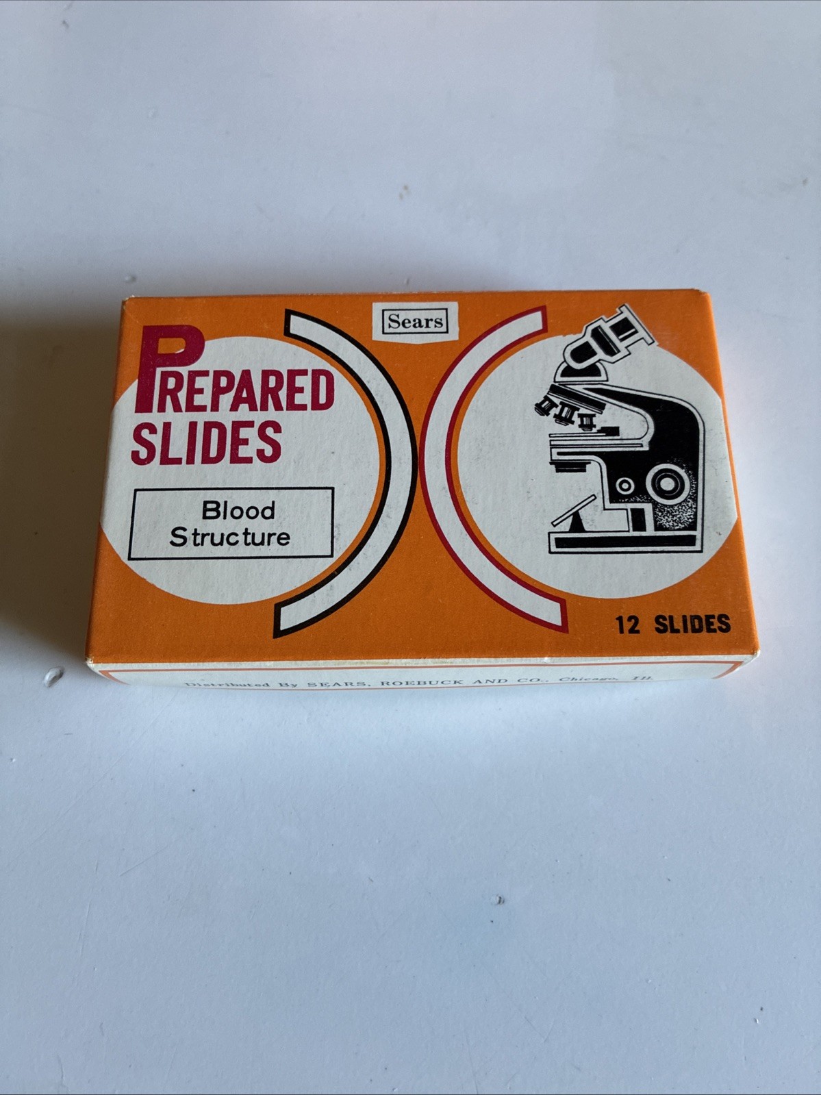 Vintage Sears 60 Prepared Microscope Slides 49 24037 Educational Specimens