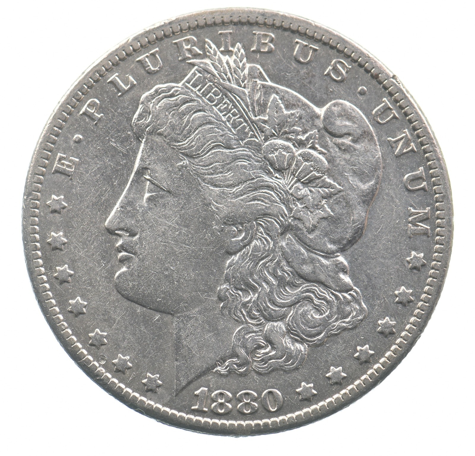 1880-CC Morgan Silver Dollar *3492