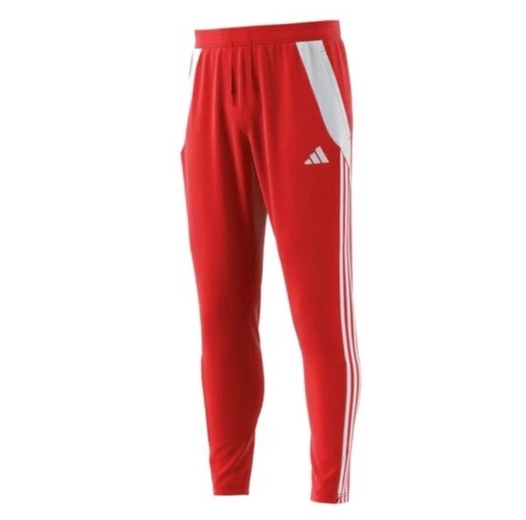 Adidas Men's Tiro 24 Track Pants Tapered Red White Size Small