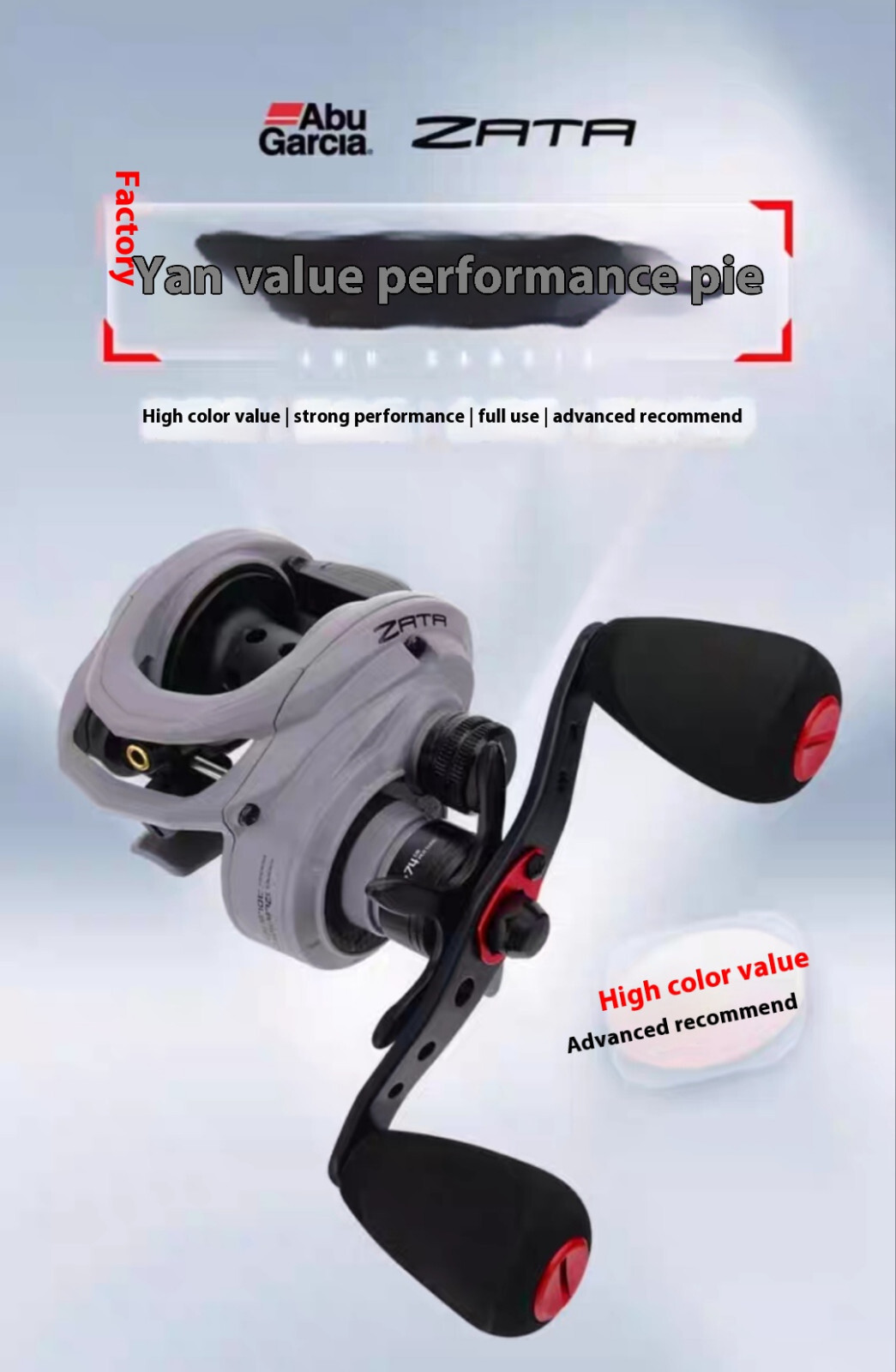 Abu Garcia ZATA Low Profile Baitcast Fishing Reel - Left Hand reel