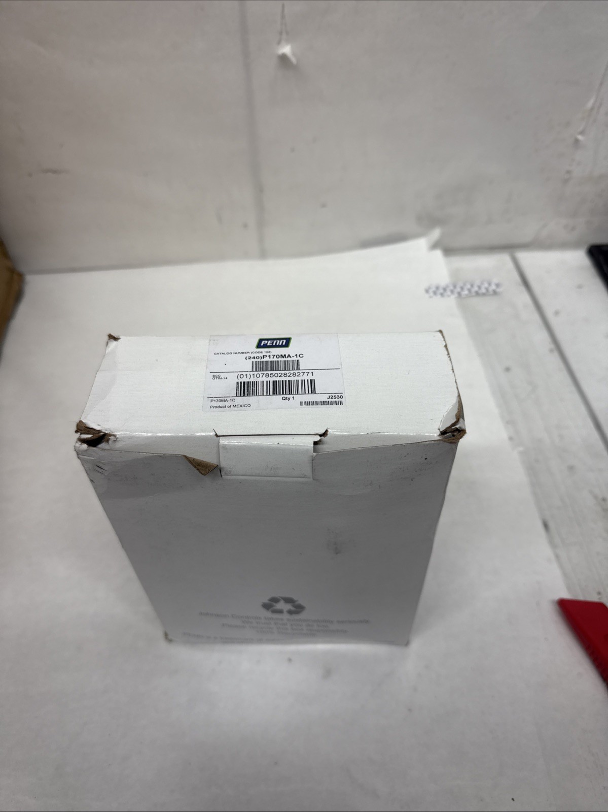 Johnson Controls P170MA-1C Dual Pressure Control SPST w/ Manual Reset LS 20-100
