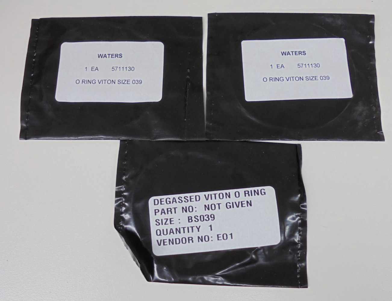 Waters 5711130 O-Ring Lot of 3