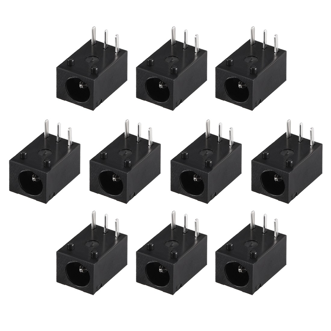 10Pack DC-003 3.5mmx1.3mm DC Power Jack Plug 3Pin Female Socket Connector