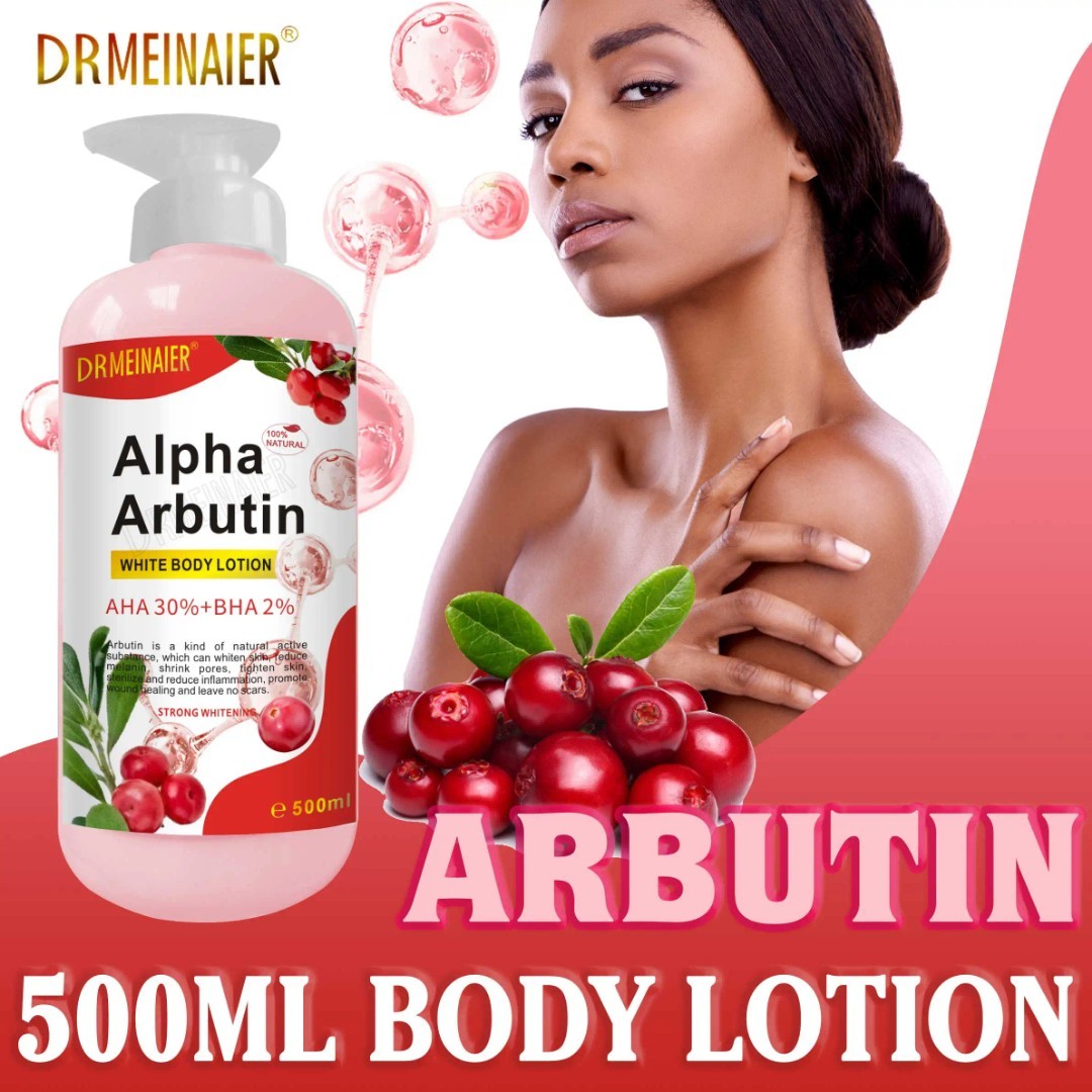 Alpha Arbutin Face/Body Lotion+ Serum Skin Brightenings, 500ml/ea USA Stock 🇺🇸