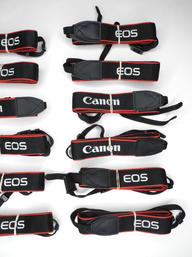 Lot Of 12x Canon EOS EW-400D Genuine 1 3/16" Camera Neck Straps