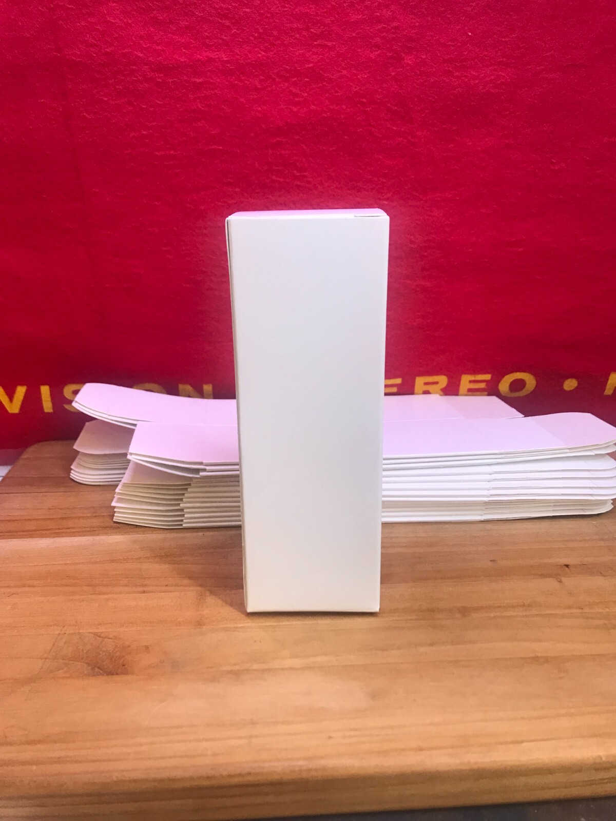EMPTY WHITE VACUUM TUBE BOXES Large Octal 47, 6V6G, KT77, KT88, 6L6G & Similar