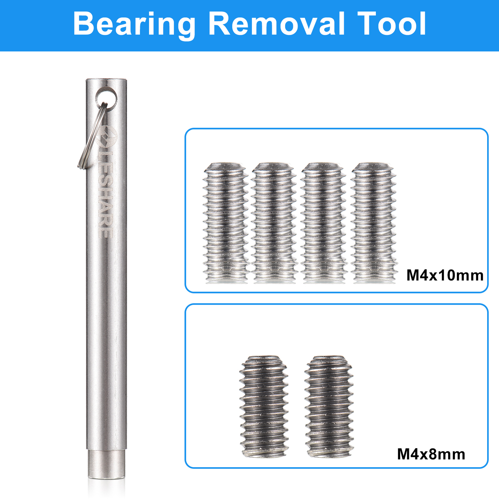 LESHARE Yoyo Bearing Kit for Yo-Yo Bearing Replacement Bearing Tool W/ Mesh Bag