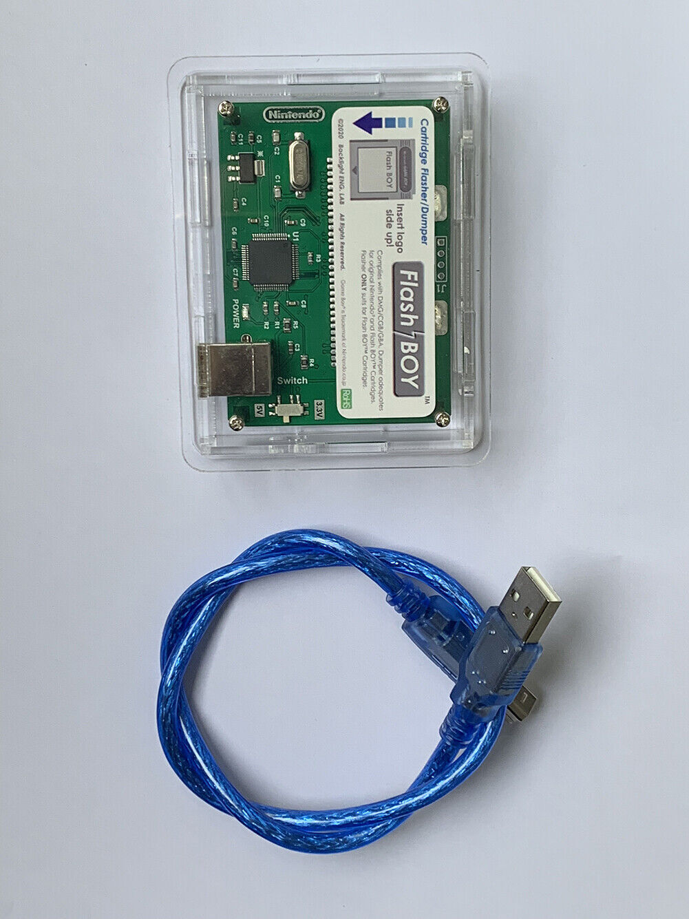 Flash Boy - NS Gameboy DMG & GBC Game Cartridge Dumper Flasher ROM with USB US