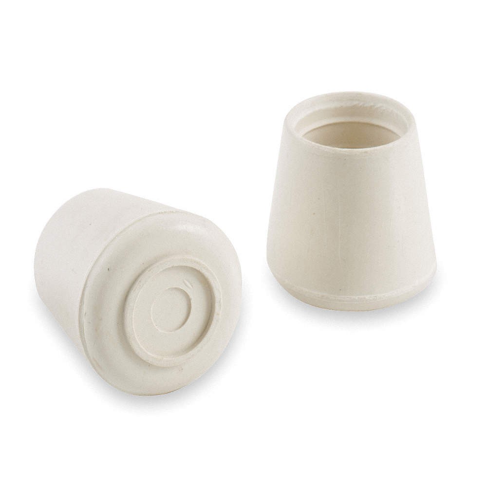 GRAINGER APPROVED 6J559 Furniture Protective Leg Tips,3/8 in Dia 6J559