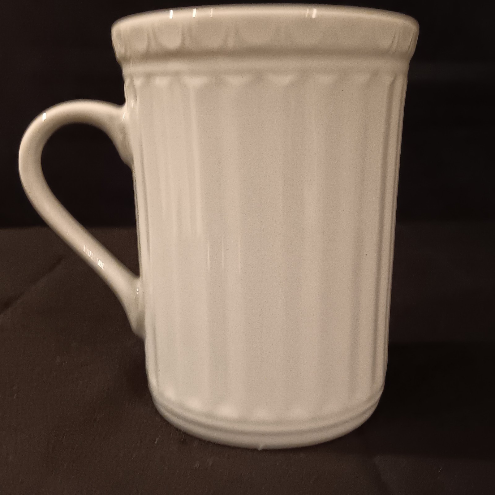 JC Penney Home Collection White Italiana Coffee/Tea Cup