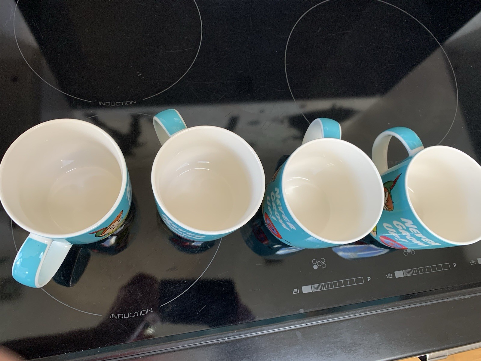 Peter Pan Mugs x 4 (never Used)