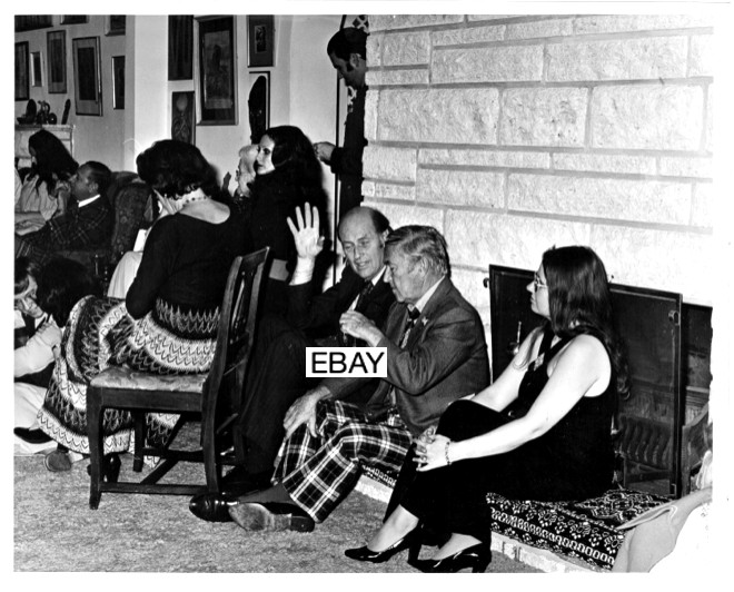 SALE: RAY HARRYHAUSEN GEORGE PAL ORIGINAL PHOTO F J ACKERMAN HOME XMAS 1974