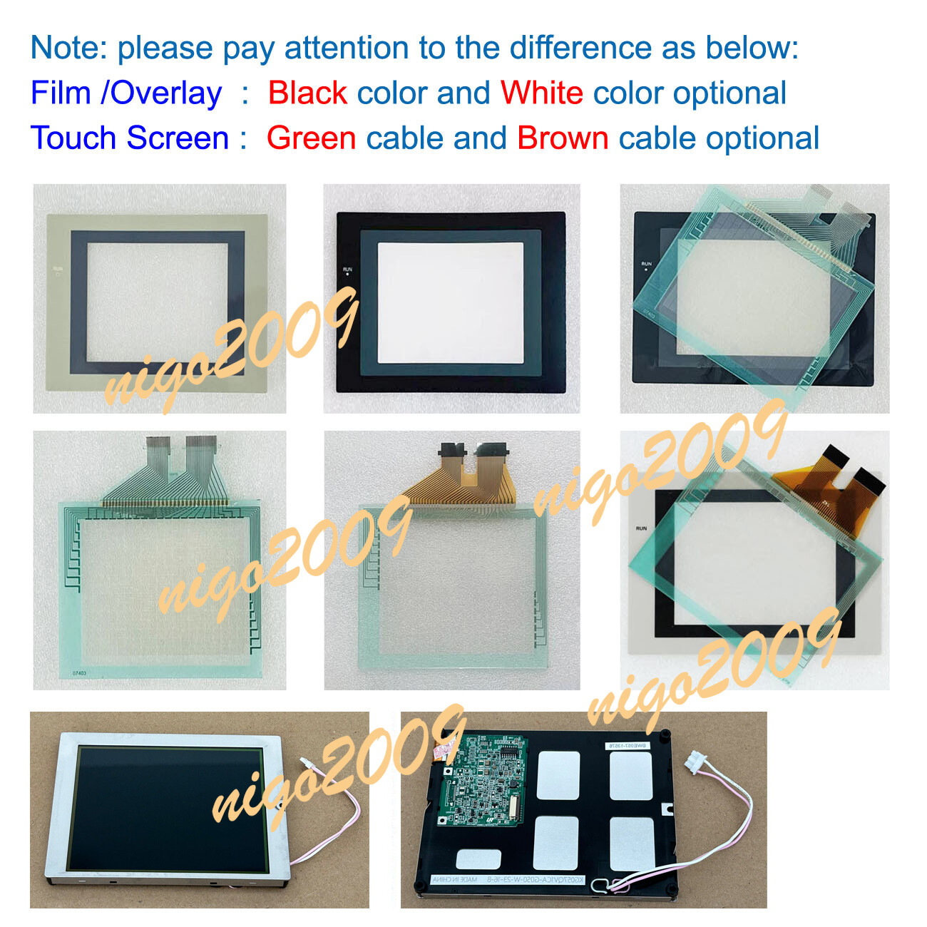 Fit for OMRON NS5-TQ00B-ECV2 Touch Screen LCD Display Film 1-Year Warranty