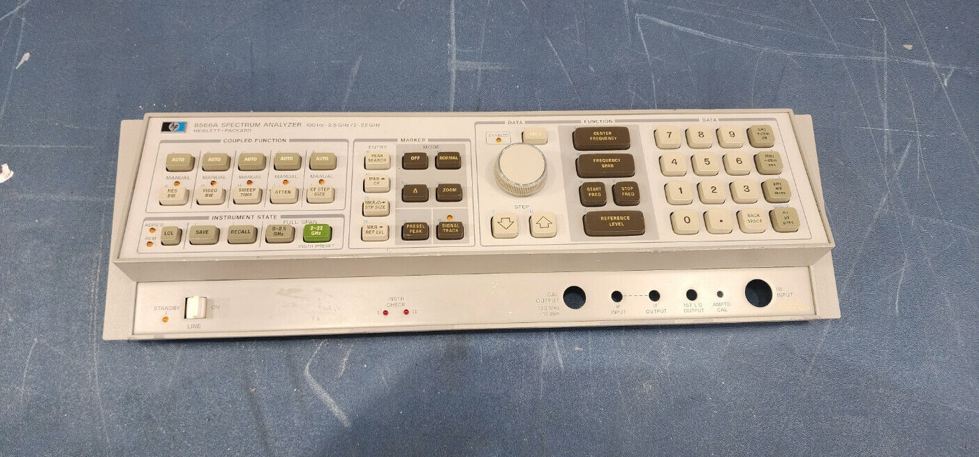HP/Agilent 8566A Spectrum Analyzer Front Panel Unit #4