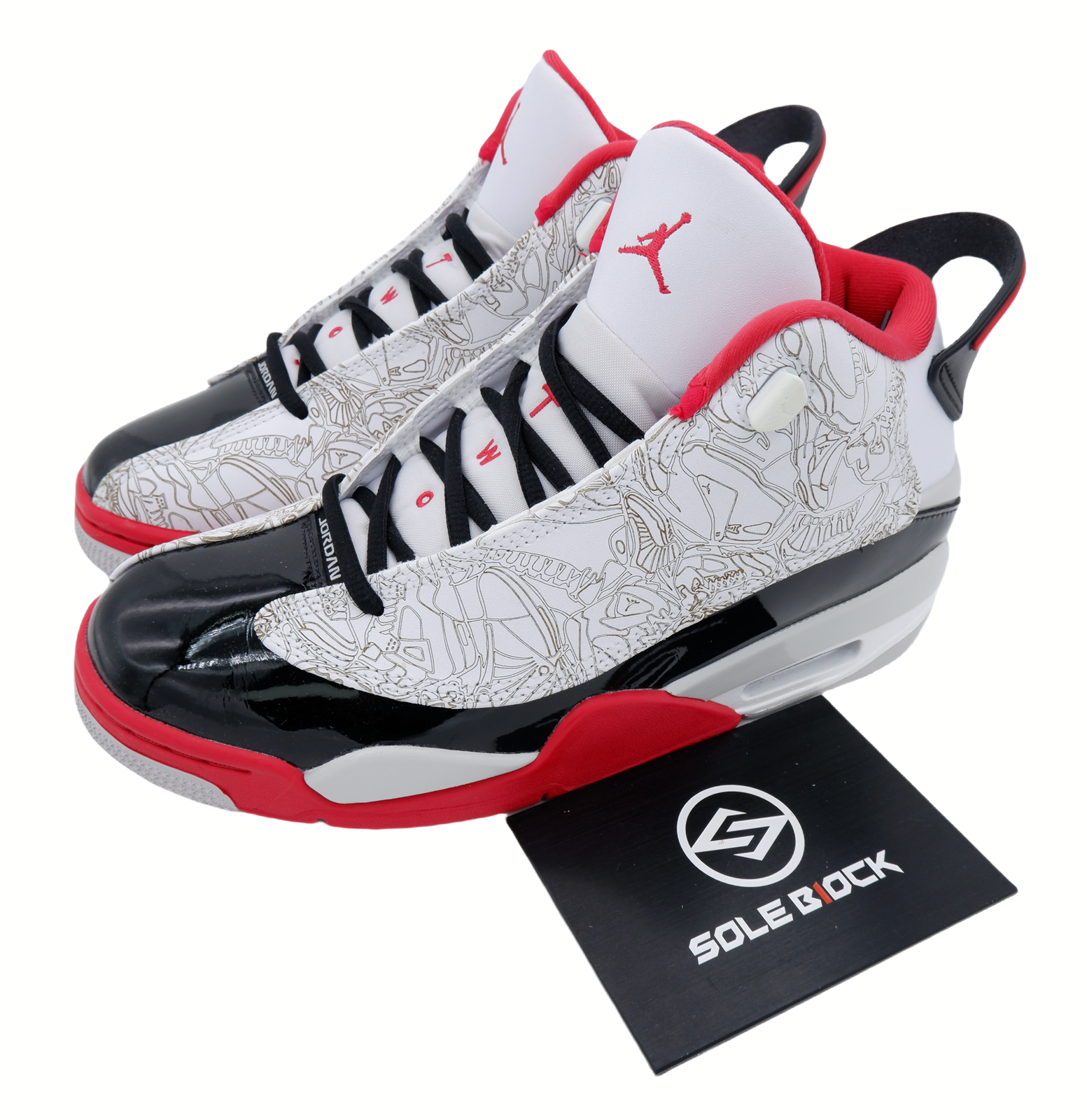 Nike Air Jordan Dub Zero Varsity Red 2022 Retro Sneakers Men's 311046-160