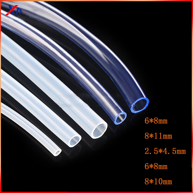 Clear PVC Tubing, Plastic Hose Food Grade, Water, Fish, Auto Pipe White Tube