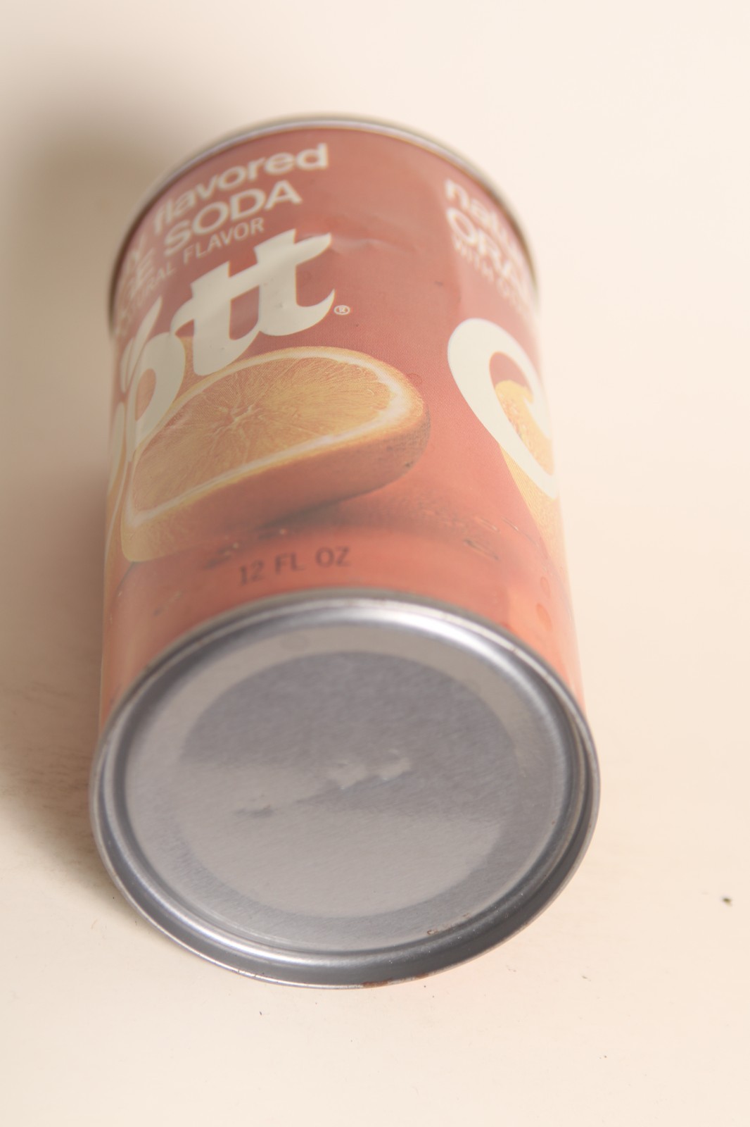 Cott Orange soda can