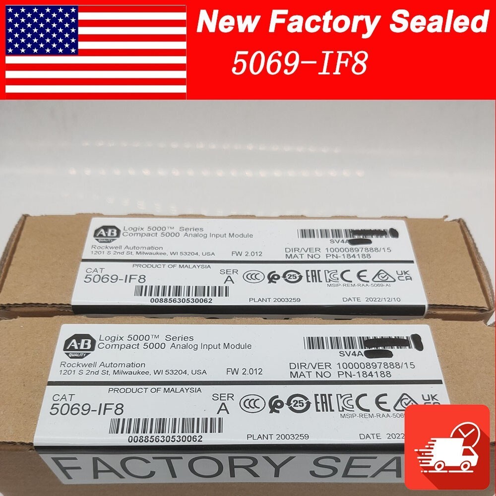 New Factory Sealed AB 5069-IF8 /A Compact 5000 Analog Input Module 5069IF8 US