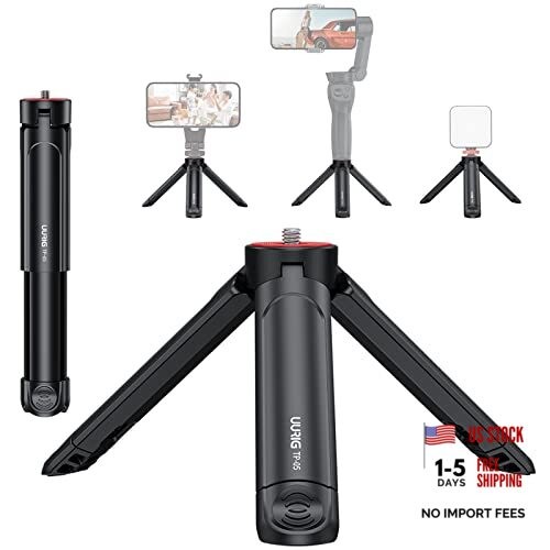 UURIG TP05 Extendable Mini Camera Tripod, Portable Selfie Stick Handle Grip