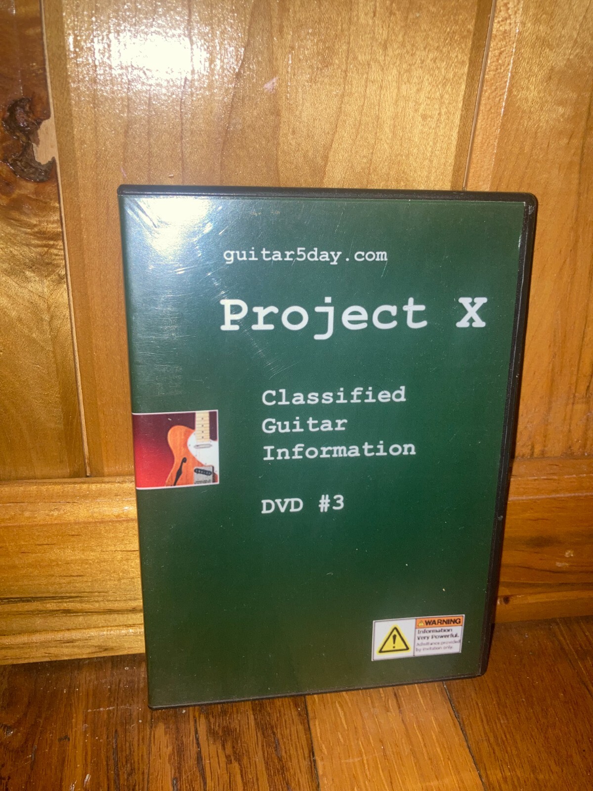 Project X Guitar Learning System - 3 DVD Set - Secrets to Learning Guitar New