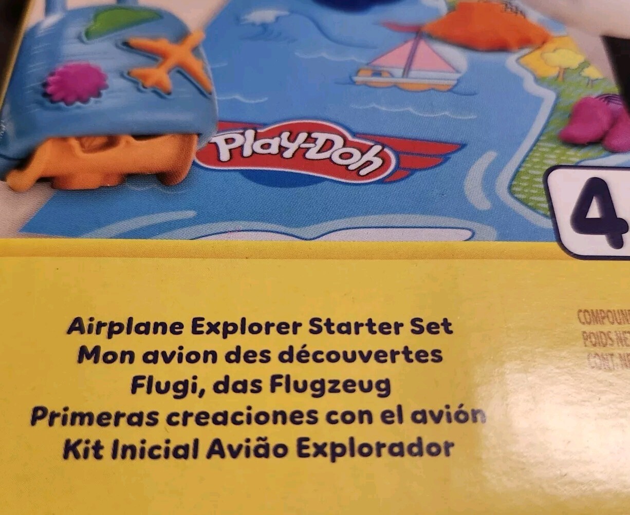 Play-Doh Airplane Explorer Starter Set with Jet & World Map Playmat