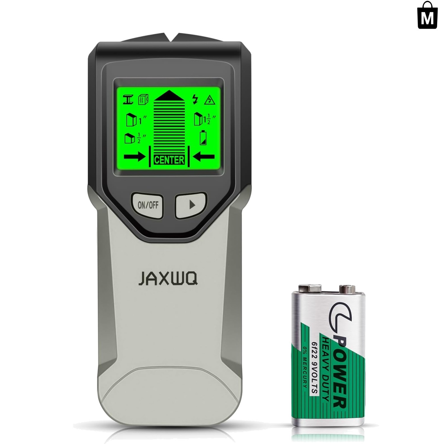 Accurate Wall Scanner - 5-in-1 Stud Finder with Intelligent Chip & Audio Alerts