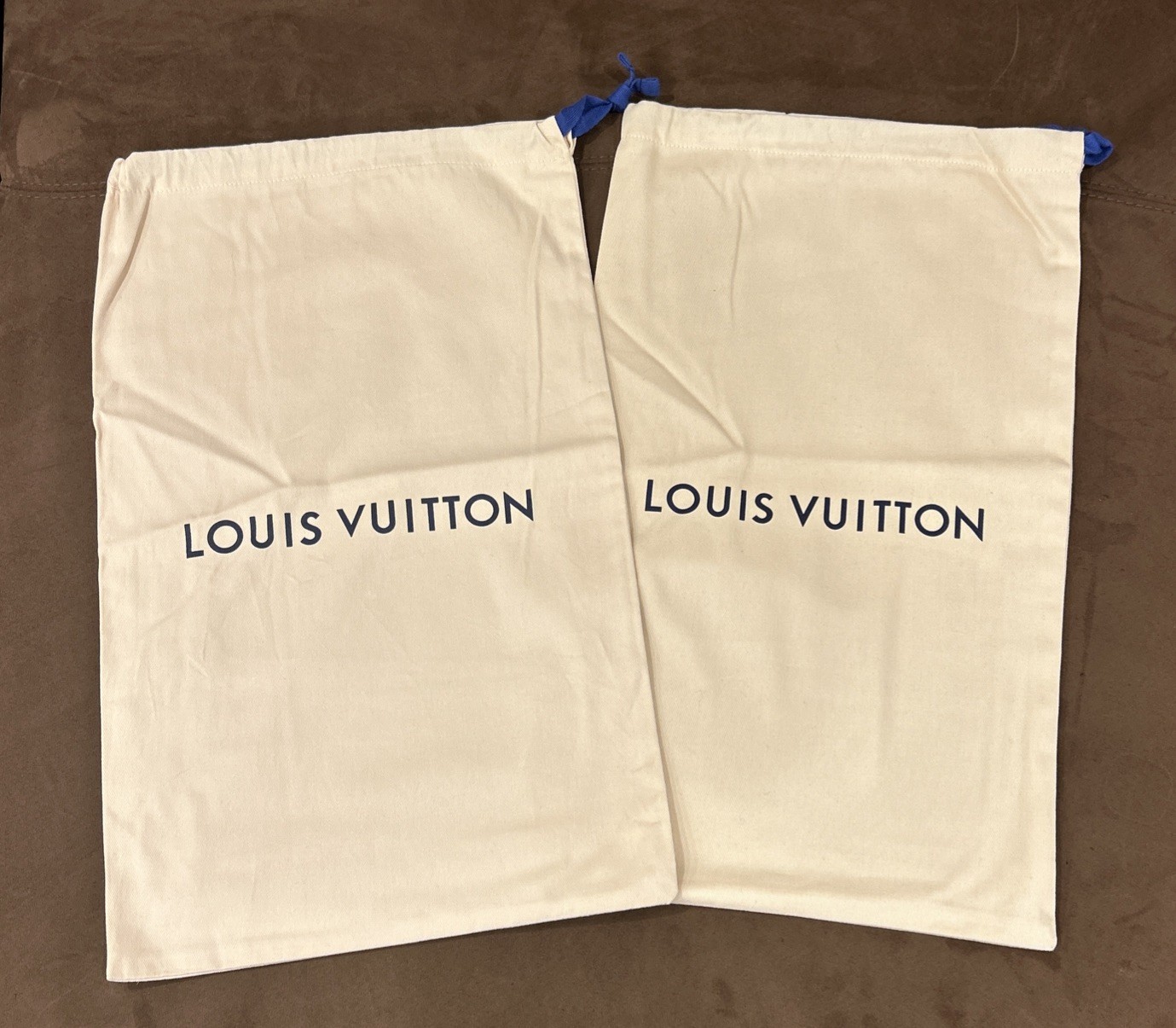 Louis Vuitton Dust Bags Set 8.5” x 14”