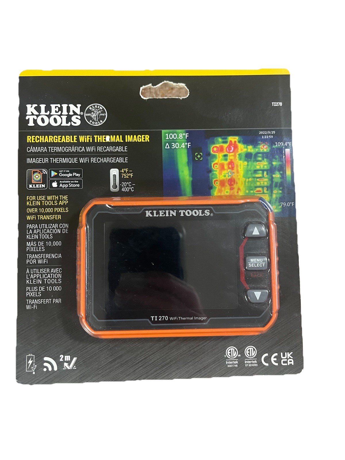 Klein Tools TI270 Rechargeable Thermal Imager with Wi-Fi