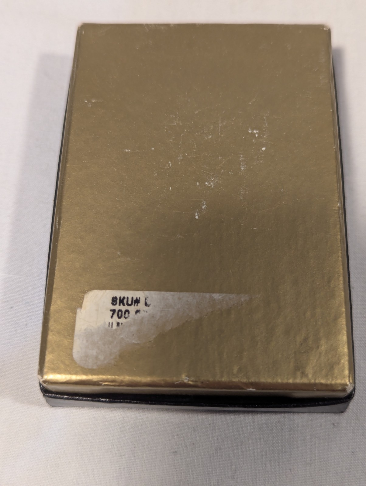 ZIPPO CROCODILE LEATHER BRASS LIGHTER 2001