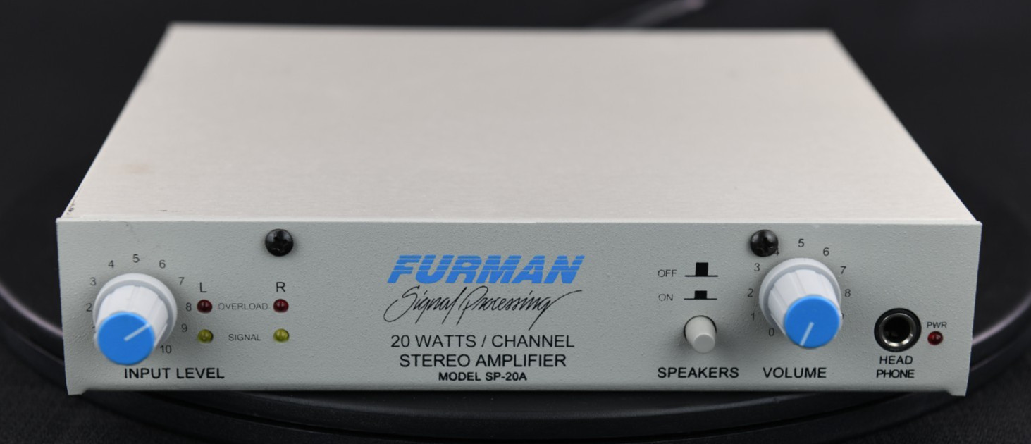 Furman Signal Processing SP-20A Stereo Amplifier 20 Watts/Channel - XLR Inputs