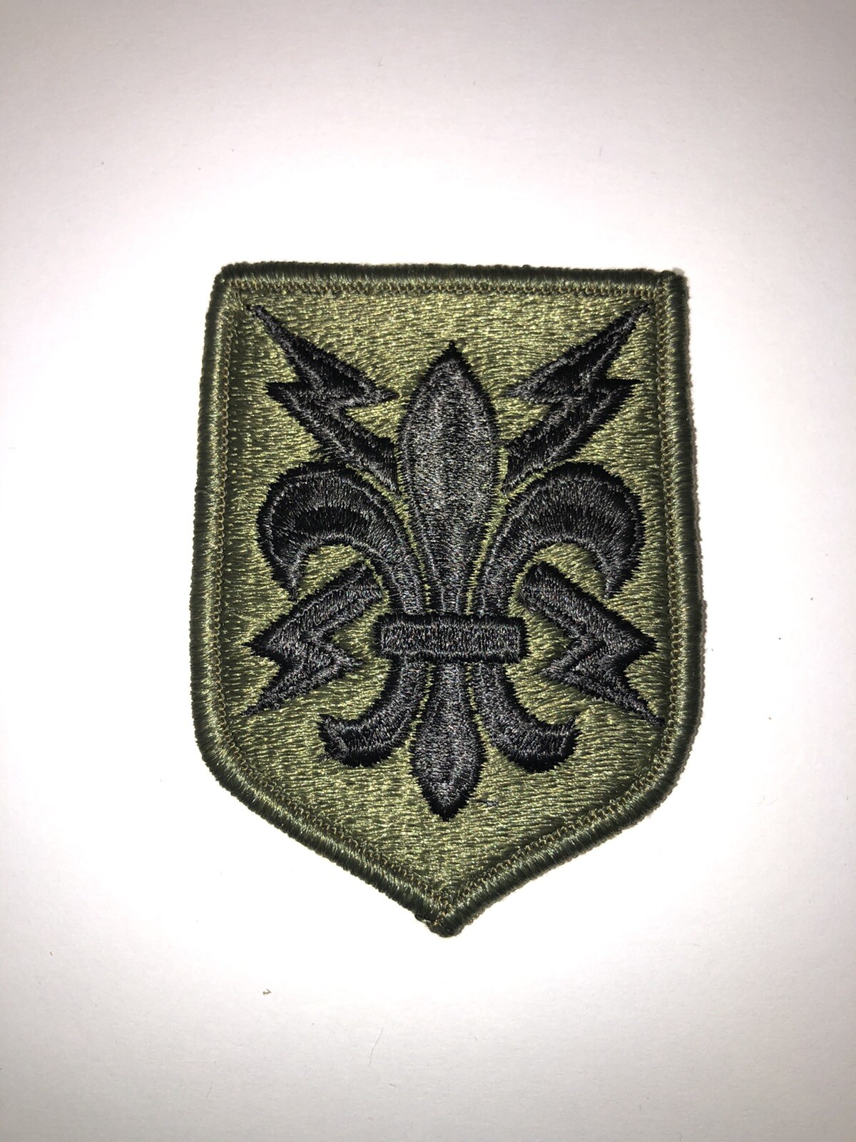 205th Military Intelligence Brigade Subdued U.S. Army Shoulder Patch Insignia
