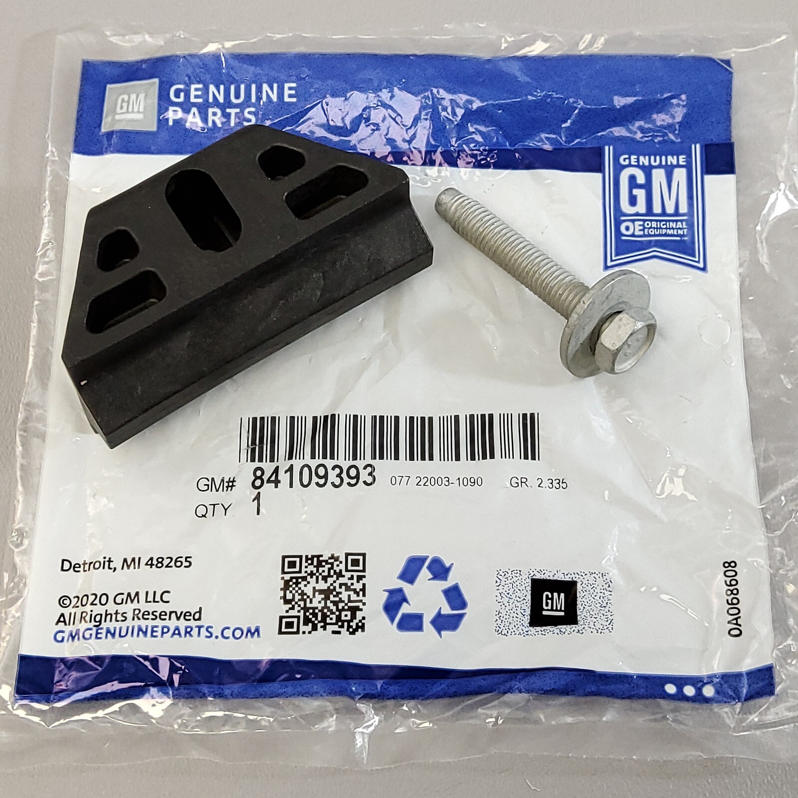 Battery Mounting Wedge And Bolt 16-24 Silverado Sierra 15-24 Tahoe +More New GM