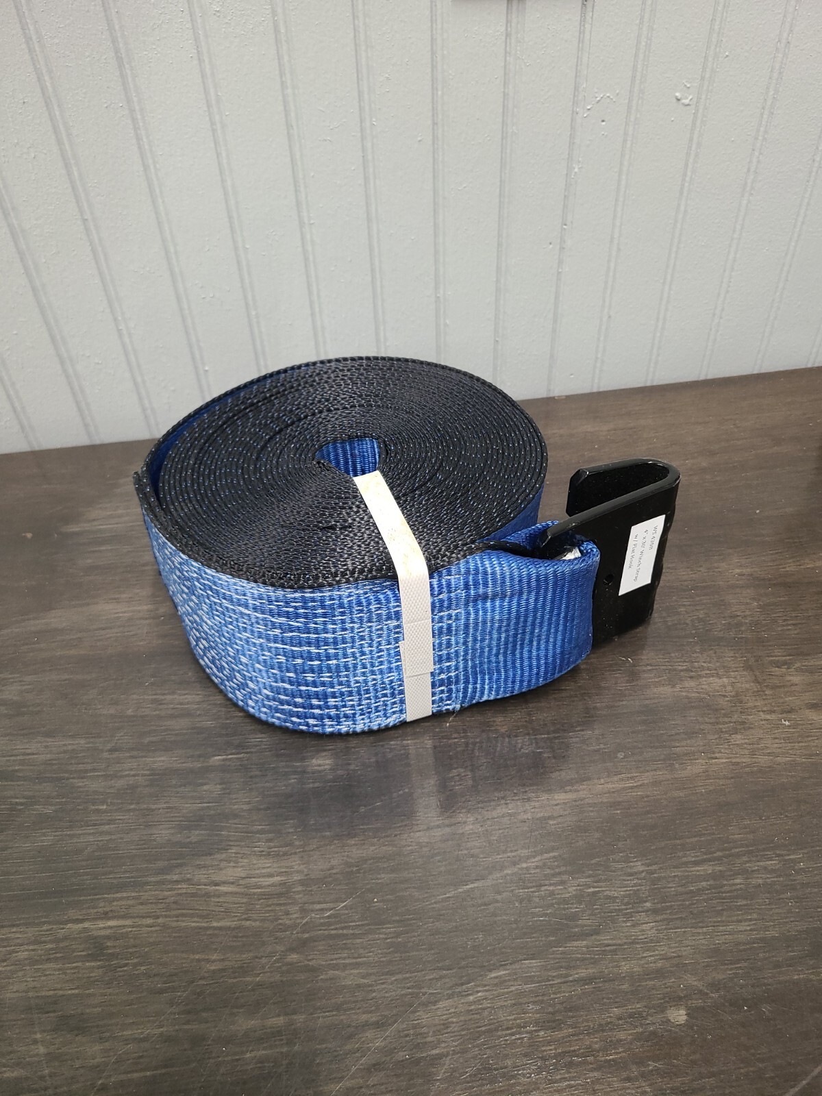 1 Winch Strap Flatbed Truck Trailer Tie Down Strap Binder Straps 4" x 30' Blue