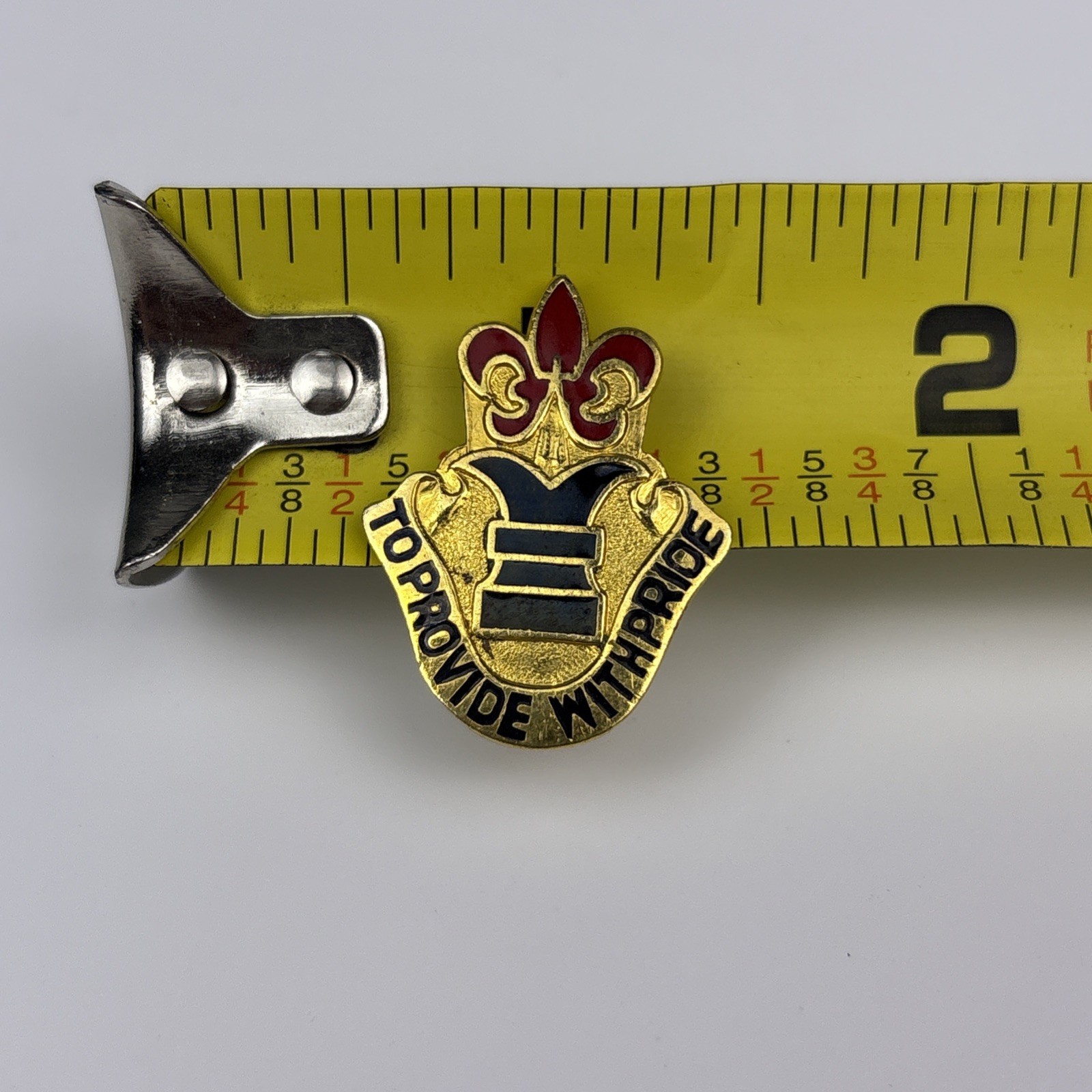 U.S. Military 38th Personnel Services DI DUI Insignia Crest Pin TO PROVIDE WITH