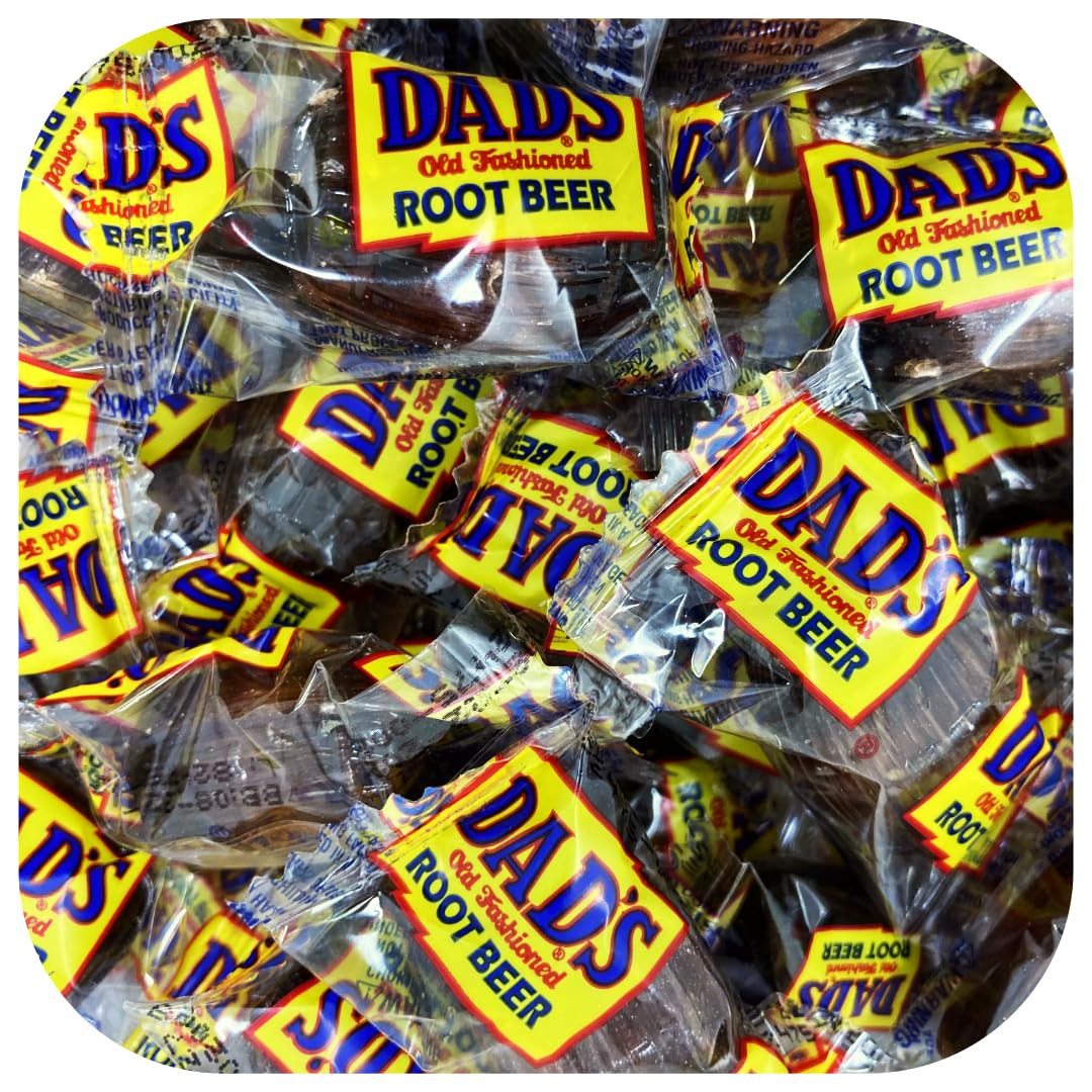 Root Beer Barrels Candy, 2Lb Bulk Bag (Approximately 100 Pcs), Old Fashioned Har