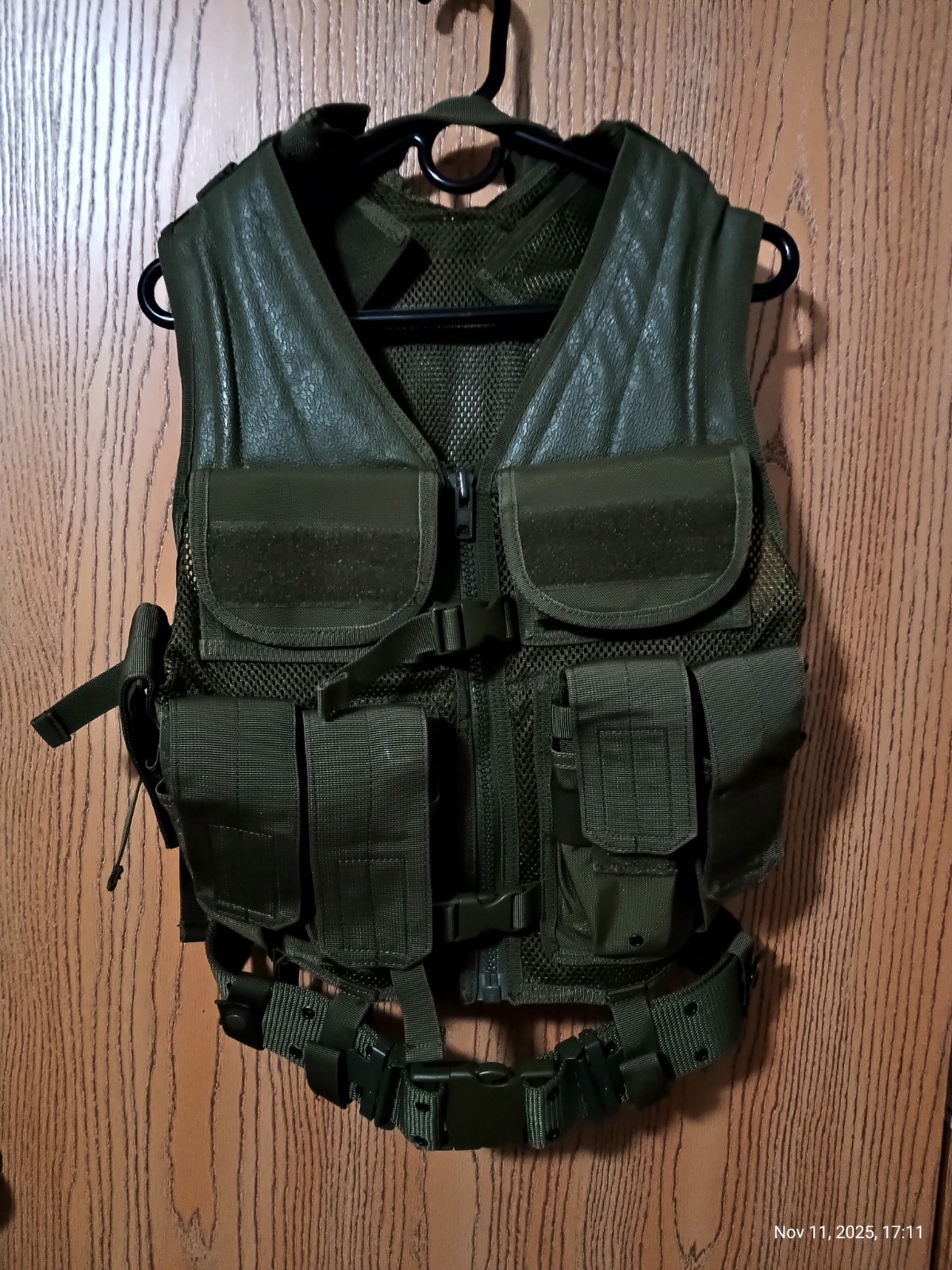 Tactical Vest Military Combat Army Armor Vests Molle Airsoft Utility Back Plate