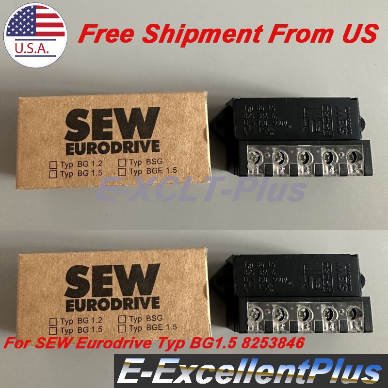 2PCS For SEW Eurodrive Typ BG1.5 8253846 Motor Brake Rectifier Module 150-500VAC
