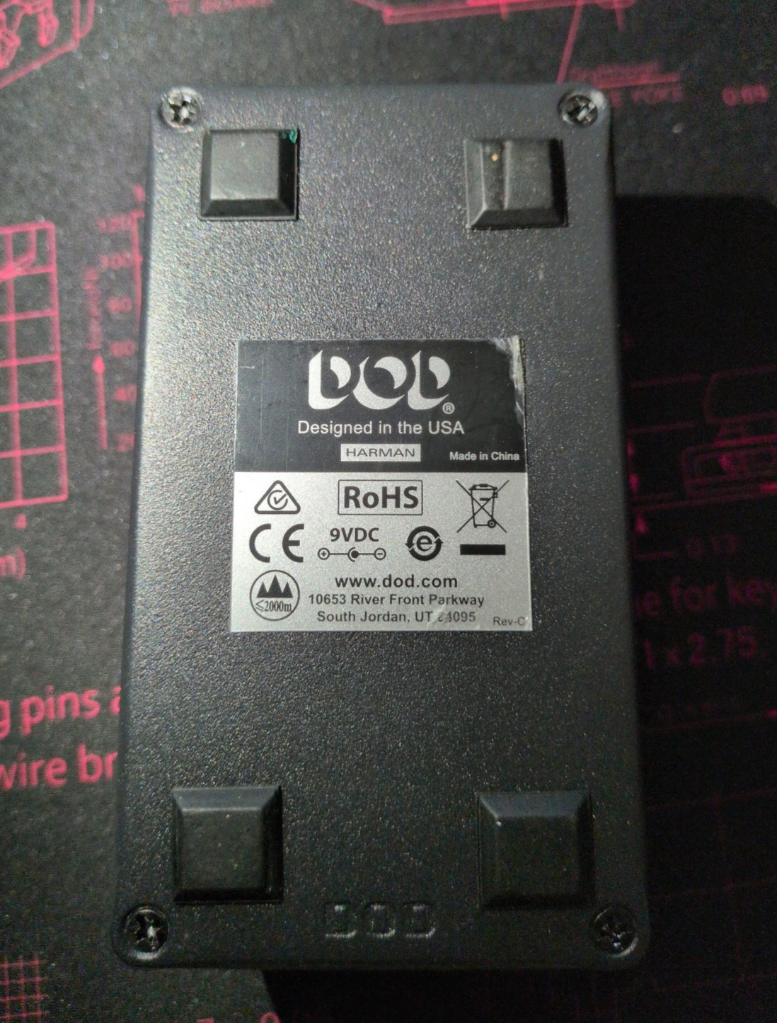 DOD Compressor 280 Guitar Effects Pedal