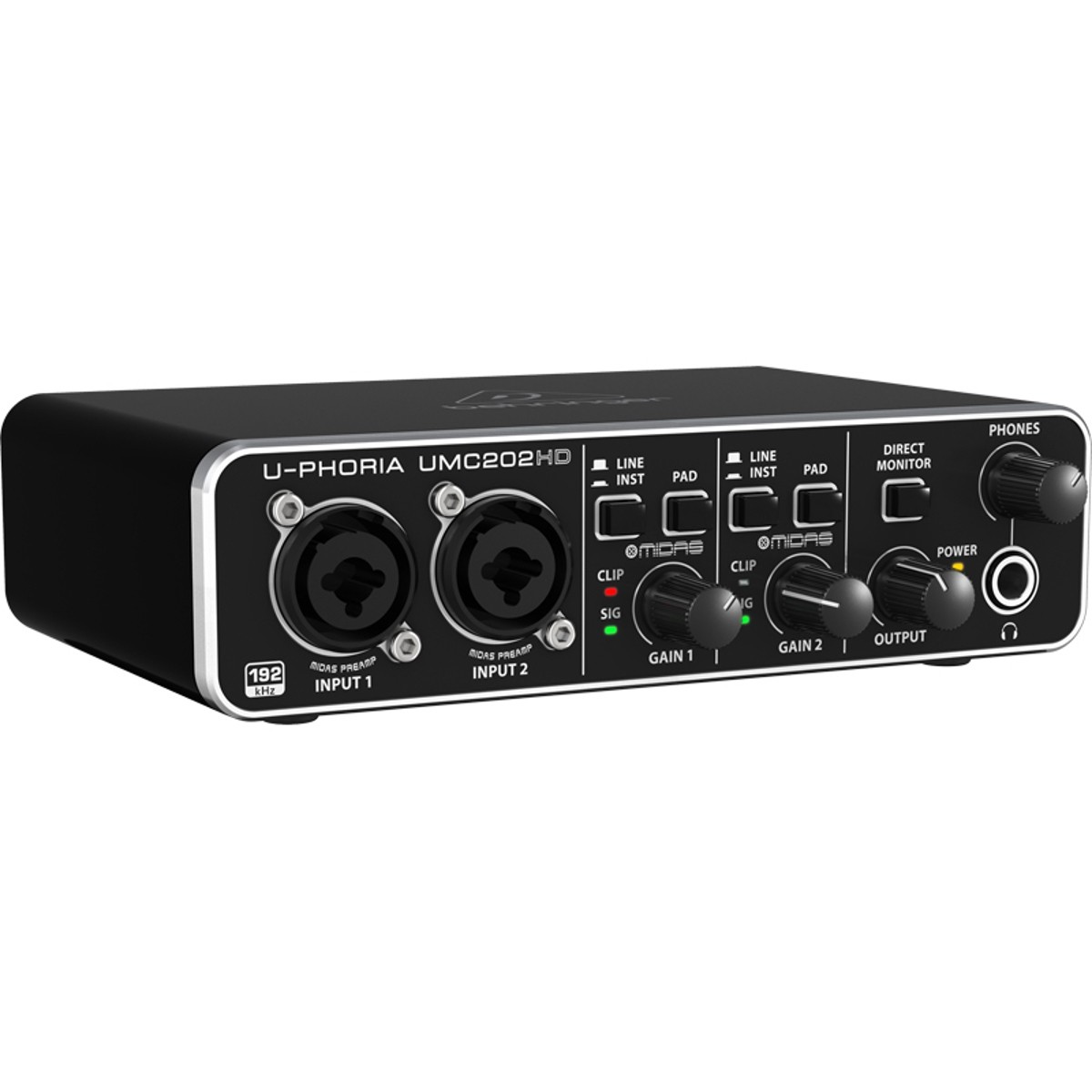 Behringer U-PHORIA UMC202HD - USB 2.0 Audio Interface #000-BJZ00-00010