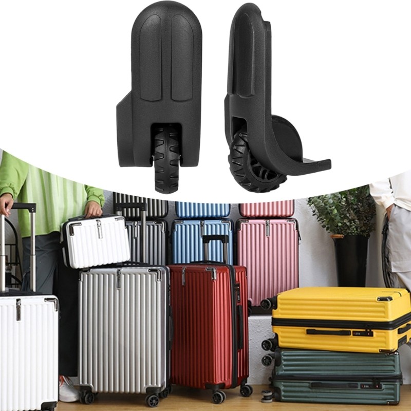 1 Pair Suitcase Swivels Castors Easy to Use Replacement Luggages