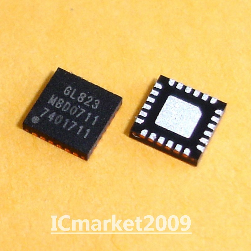 2 PCS GL823-B QFN-24 GL823 USB 2.0 SD/MMC Card Reader Controller IC Chip