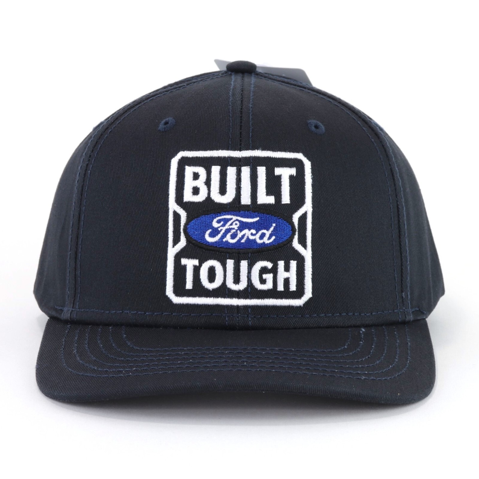 Built Ford Tough Dark Navy Blue Snapback Baseball Hat Ball Cap Official Licensed