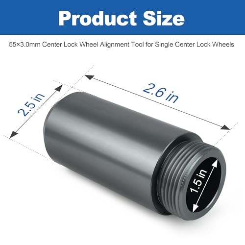 Center Lock Wheel Alignment Tool Compatible with Porsche 911 997 992 718 &